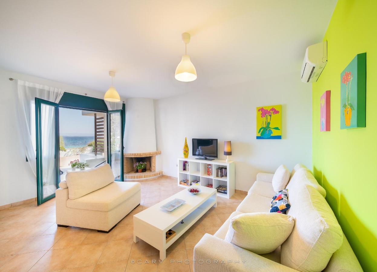 Fluo Seaside Apartment Vathi  Bagian luar foto